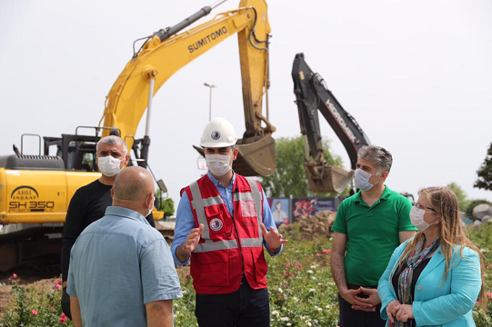 Başkan Yüksel , Kartal'daki Çlaışmaları Muhtarlar ile Birlikte İnceledi