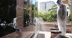 Kartal Belediyesi Camileri Dezenfekte Ediyor