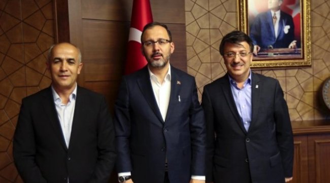 Başkan Türkmenoğlu, Bakan Kasapoğlu ile görüştü