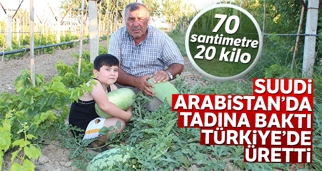 Suudi Arabistan'da tadına baktı Türkiye'de üretti