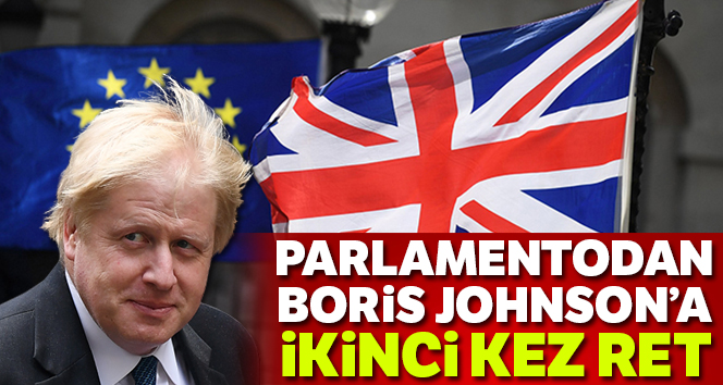 İngiliz Parlamentosu Johnson’un erken seçim talebini ikinci kez reddetti