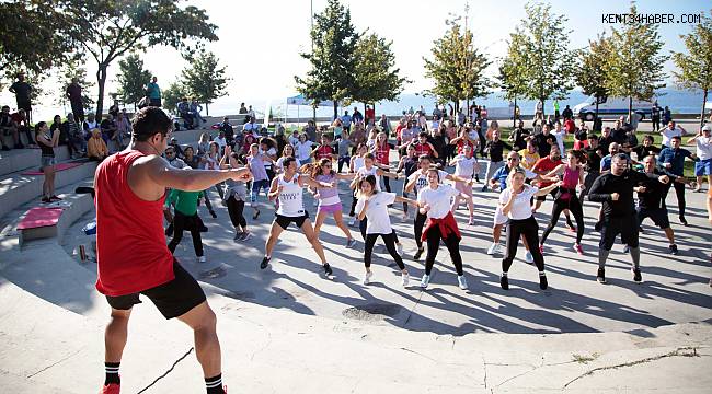 Kartal Sahili Tae Bo ile şenlendi