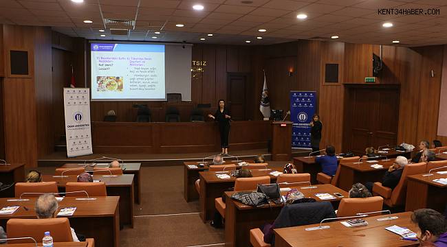 'Kanser ve Beslenme' semineri Kartal'da gerçekleştirildi