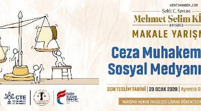 Şehit Cumhuriyet Savcısı Mehmet Selim Kiraz anısına makale yarışması