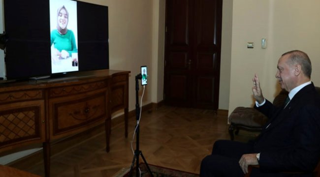 Cumhurbaşkanı Erdoğan, Kim Milyoner Olmak İster'e damga vuran Ümmü Gülsüm Genç ile görüştü