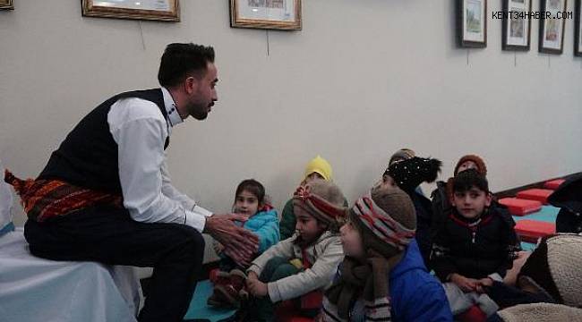 Erzurum'da çocuklar 'Anadolu Masalları'yla buluştu