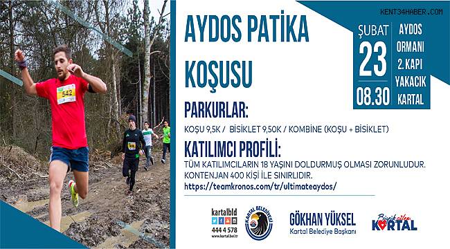 Aydos Patika Koşusu'nun 10'uncusu düzenleniyor
