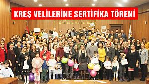 Kartal'da Kreş Velilerine Sertifika 
