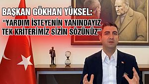 Başkan Gökhan Yüksel: “Kartallılar Yalnız Değilsiniz”