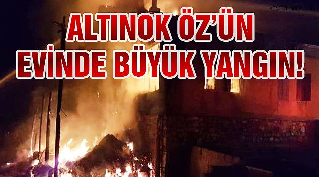 Başkan Öz'ün Evinde Yangın!