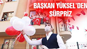 Başkan Yüksel İkizlerin 