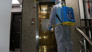 Dezenfeksiyon ekipleri çalışmalarını sürdürüyor