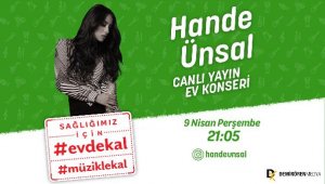 Hande Ünsal ev konseriyle 'İyi Misin?' diyecek