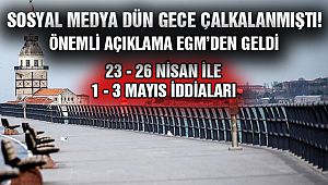 Sokağa Çıkma Yasağı İle İlgili Emniyetten Açıklama!