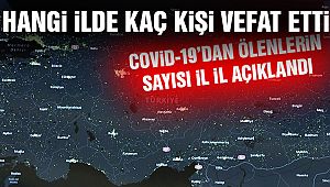 İl İl Covid-19'dan Vefat Edenlerin Sayısı Açıklandı!