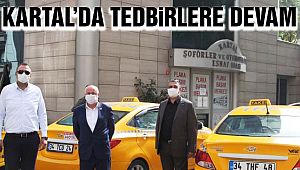 Kartal'da Bin 200 Taksi Dezenfekte Edildi!