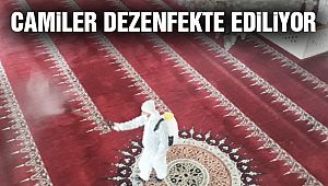 Kartal'da Camiler Dezenfekte Ediliyor