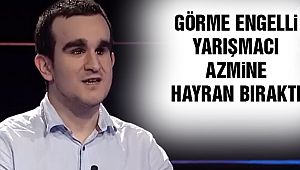 Yarışmaya Köpeği ile Katıldı! Azmi ile Hayran Bıraktı