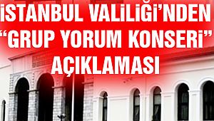 İstanbul Valiliğii'nden 