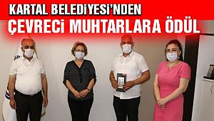 Kartal Belediyesi'nden 3 Muhtara Ödül