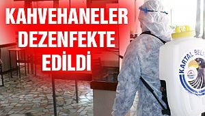 Kartal Belediyesi’nden Kahvehane ve Kıraathanelere Dezenfekte Hizmeti