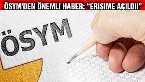 ÖSYM'den Son Dakika Açıklaması!