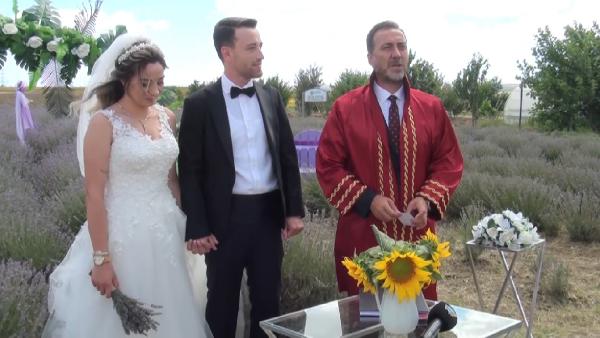 Çiftlerin Yeni Gözdesi Silivri'deki Lavanta Bahçeleri