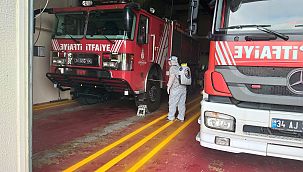 Kartal Belediyesi’nden İtfaiye Merkezlerine Dezenfekte Hizmeti