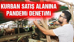 Kartal’da Kurban Satış Alanına Sıkı Pandemi Denetimi 