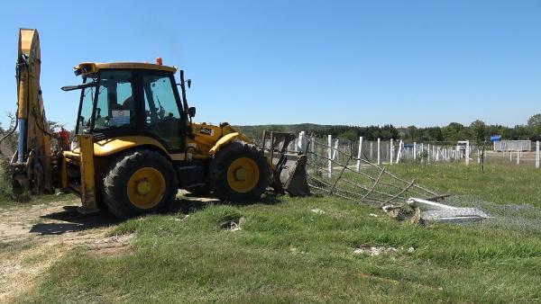 Silivri'de kaçak konteyner operasyonu