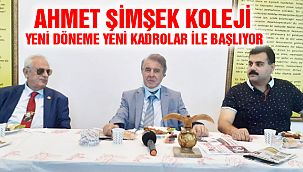Ahmet Şimşek Koleji Yeni Döneme Merhaba Diyor