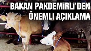 Bakan Pakdemirli'den Elde Kalan Kurbanlıklarla İlgili Flaş Açıklama!