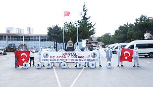 Kartal’da 5 Milyon Metrekare Kapalı Alan Dezenfekte Edildi