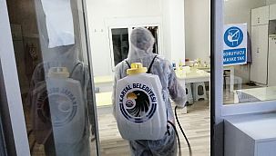 Kartal'da Kreşler Dezenfekte Edildi