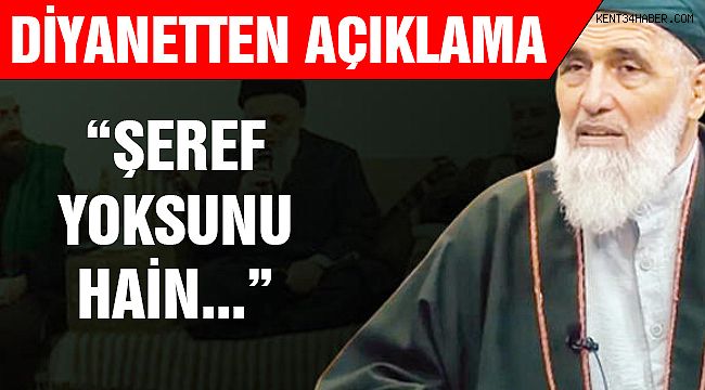 Diyanetten İğrenç Olaya Tepki!
