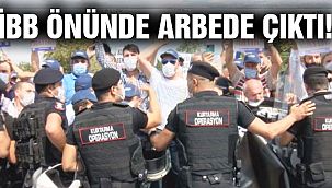 İBB Önünde Servisçi Eylemi!