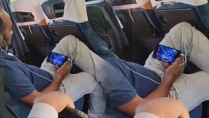 Minibüste herkesin önünde yaptıkları tepki çekti