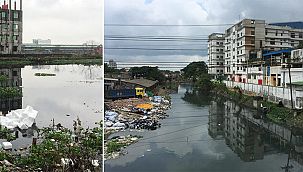 Nehir simsiyah oldu... 'Ölümle burun burunayız'
