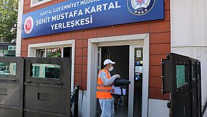 POlis Merkezleri Dezenfekte Edildi