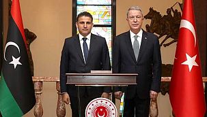 Bakan Akar, Libya Savunma Bakanı ile görüştü
