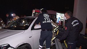 Bariyerlere ok gibi saplandı