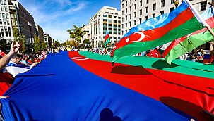 Beyaz Saray önünde Azerbaycan'a destek 