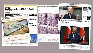 Dünya TL’deki rekor değer kaybını böyle gördü