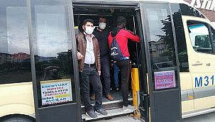 Esenyurt’ta minübüste insan istifi