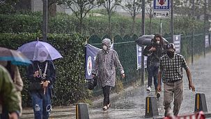 İstanbul'da sağanak yağış!
