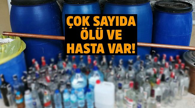 İstanbul'da sahte içkiden 7 ölüm