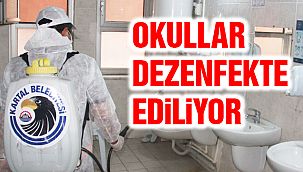 Kartal Belediyesi, Öğrencileri ile Buluşacak Okulları Dezenfekte Ediyor