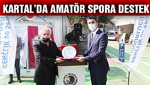 Kartal'da Faaliyet Gösteren Amatör Spor Kulüplerine Malzeme Desteği