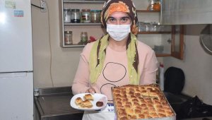 Kayısılı baklava yaptı, talebe yetişemiyor