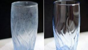 Rengi solan cam bardaklar için endişelenmeyin!